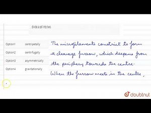 In animal cells, cytokinesis occurs by cleavage method. Here the cell membrane