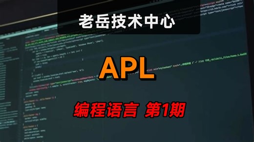 APL: 编程的魔法符号 - 让代码舞动起来！