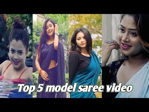 Top 5 model saree shoot video | high fashion video | mix saree video | hotchillies
