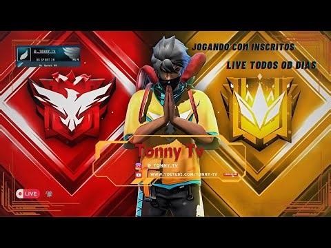 TONNY TV DE VOLTA AS LIVES #freefire #inscritos #elheroaovivo #lives / 03/01/26