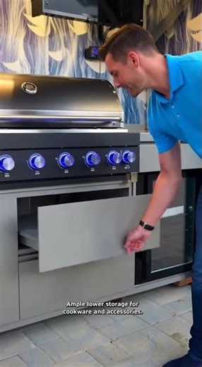 Modular Integrated Outdoor Kitchen | Patio & Backyard Solution #outdoorcooking #backyard kitchen