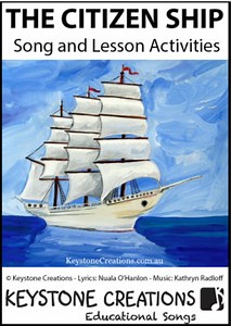 'THE CITIZEN SHIP' (Grades 3-7) ~ Curriculum Song Package l Digital Learning