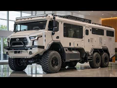 First Look: 2027 Toyota WarHawk 6×6 Camper — The Most Insane 6x6 Camper Toyota Has Made Ever!