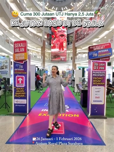 🏡 Rumah 300 Jutaan, Plus Isinya Lengkap? Bisa Rek! Bukan mimpi, tapi promo spesial di Booth Lentera Group – Integra Property Expo 2026. Mulai 300 jutaan, rumah siap huni terima beres tanpa ribet! ✨ Bonusnya bikin auto kepincut: • Furniture lengkap FREE • AC & TV FREE • DP & biaya lain? Aman • Cukup UTJ Rp2,5 juta, unit sudah bisa diamankan 🎁 Khusus UTJ di lokasi pameran, ada hadiah langsung: Mug, tumbler, payung, hingga voucher belanja Rp200.000 📍 Booth Lentera Group - Integra Property Expo 2