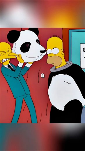 Homer became a Panda #simpsons