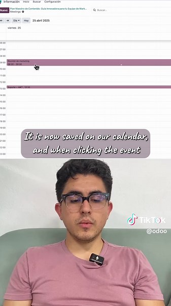 Learn how to book meetings directly from a Knowledge article in Odoo, quick, easy, and efficient! 🚀#odootips #productivityhack