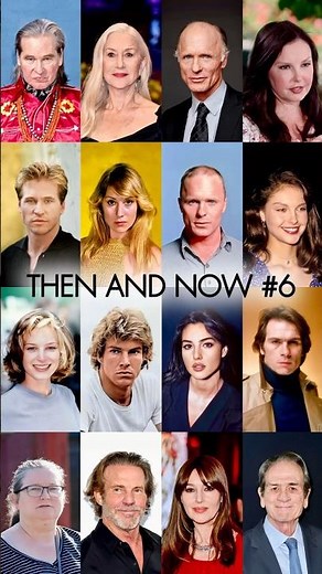 Movie stars then and now (young vs. old) #6