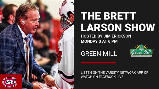 The Brett Larson Show - 6 pm tonight at the Green Mill! Hosted by Jim Erickson with guests Head Coach Brett Larson & Player Guest. | St. Cloud State University Men's Hockey