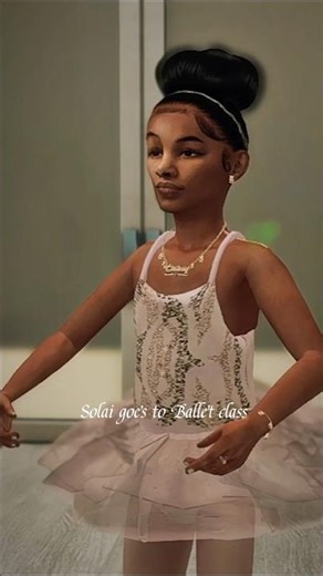 Her First Ballet Class 🩰 #sims4 #sims4gameplay #sims4cc #sims4mods #cozygaming
