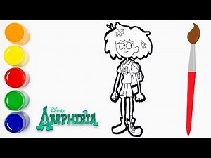 How to draw Anne Boonchuy The Tender Girl Amphibia - Como dibujar A Anne Boonchuy Niña Adolecente