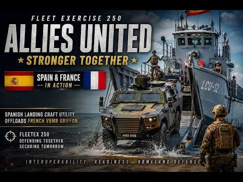 Fleet Exercise 250 | French marine corps offload on MCB Camp Lejeune.