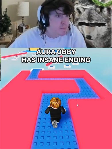 AURA TROLL OBBY HAS INSANE ENDING. NEVER BEFORE BEATEN. #gaming #reaction #roblox
