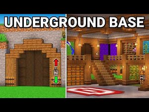 Minecraft: ULTIMATE 2-Tier Underground Base | Tutorial