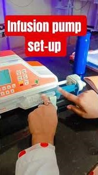 infusion pump set-up kaise krte hai #doctorlife