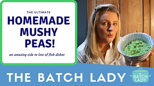 4.1K views · 42 reactions | Mushy peas are a lovely side dish served with many fish dishes. So easy to make and a tasty vibrant side dish. Perfect made in a large batch and frozen in individual portions. This recipe goes perfectly with the fish and chips recipe from last week. Enjoy! | The Batch Lady | Facebook
