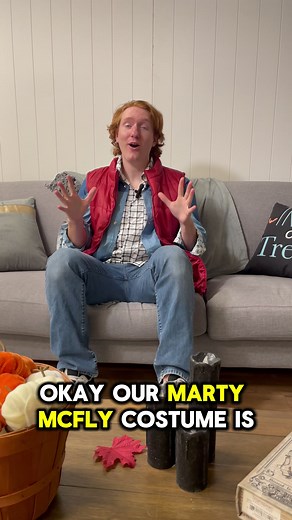 Let's go Back to the Future - check out our exclusive Marty McFly costume! #martymcfly #backtothefuture #backtothefuturecostume #halloweencostume