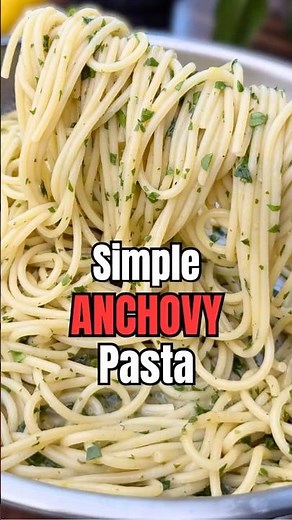 Ultimate Anchovy Pasta | Minimal Ingredients, Big Flavor