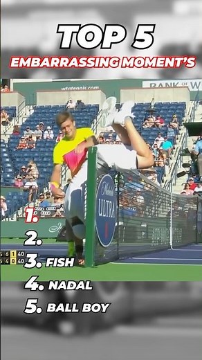 Top 5 Embarrassing Moments in Tennis / Part 2