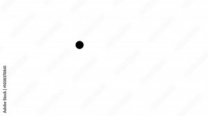 abstract animated dot loading motion graphic alpha channel loop video design Stock Video