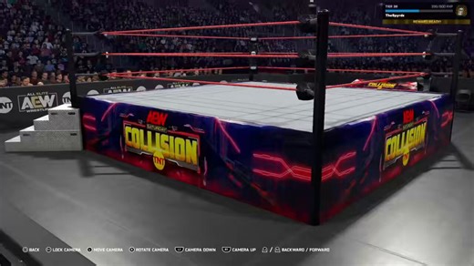 I love my weird new shiny aprons that i cant change soooo much. Thank u 2K 🙏🙏🙏❤️❤️❤️❤️#WWE2K26