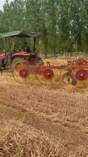 Tractor Mounted Finger Wheel Hay Rakes