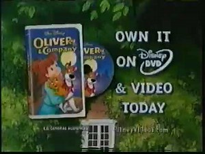 Oliver and Company vhs commercial 2002