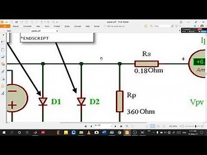 Solar Panel/ Array Simulation in Proteus