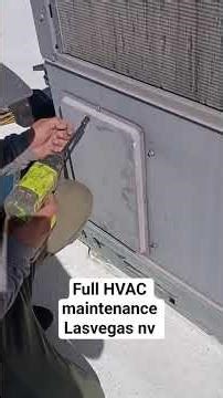 full HVAC maintenance on a package unit, 5Ton