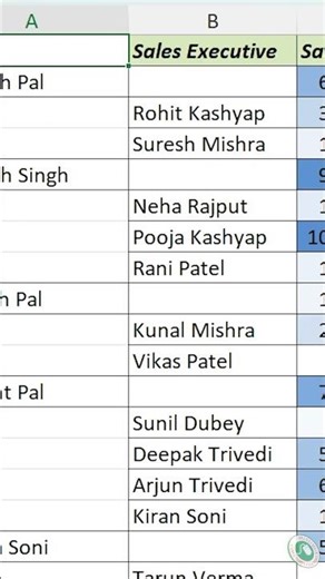 Excel Table बिगड़ गया? 😵‍💫5 सेकंड में Perfect Order! ⚡📊 #shorts #excel