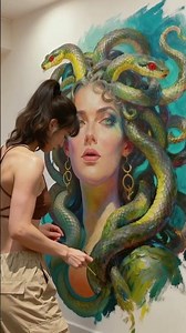 Draw a Medusa, and you're petrified? Can you post one of your drawings? #drawing