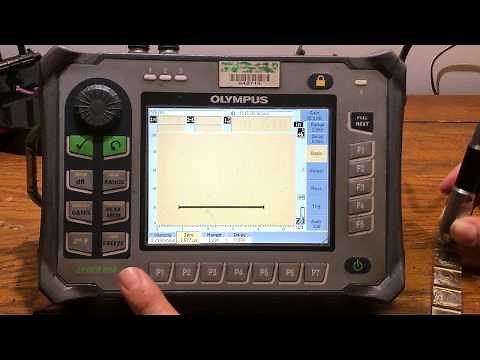 How to Calibrate a UT Olympus 650 Scope - Part 2