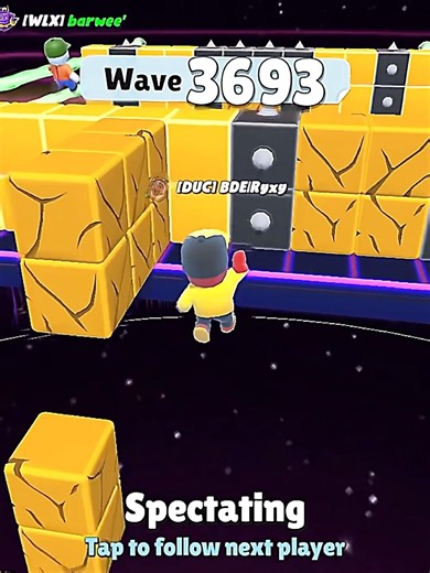 Insane save without ability from top 1 player block dash endless ‪@Raryrl-n8t‬ #stumbleguys