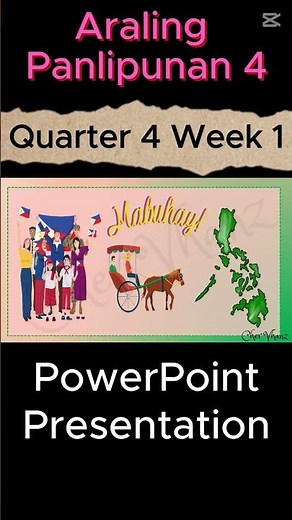 AP 4 Quarter 4 Week 1 - Mga Sagisag ng Pagkakakilanlang Pilipino MATATAG PowerPoint Presentation