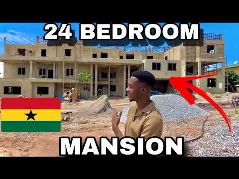 Building a 24 bedroom Mega Mansion in Ghana | Amazing revelation