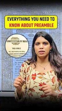 Everything You Need To Know About Preamble #indianconstitution #preambleofindia