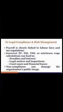 Legal Compliance | Payroll | Course | Module 1 | Session 2 - 3 | #payroll #hr #readytogetupdate