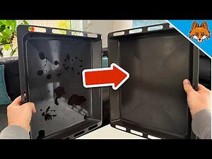 How to Clean a Baking Tray💥(The Easiest Way)🤯