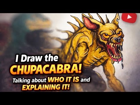 Let’s draw the Chupacabra