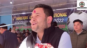 6th Day of 2nd Minister Gold Cup Invitational Football Tournament 2022 organised by DKKS. Honourable MLA shri Aditya Golay grace the today's program as Chief Guest and other Respected Dignitaries were also present. The Football matches were played between JHAPA11 NEPAL VS SINGLING SPORTING CLUB SORENG and the SSC Soreng win the match by scoring 0-5. | Sikkim Messenger