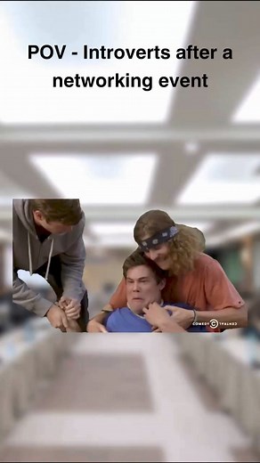 POV: Introverts after a Networking Event! #introverts #networking #socialanxiety | Erik Qualman