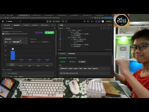 LeetCode | Python | HHKB Type-S | 40 min real time | no talking | EP-48