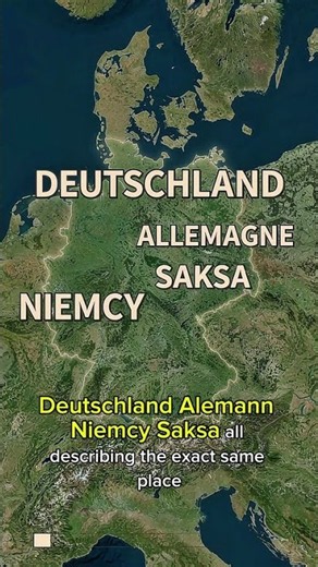 Germany Has 6 Completely Different Names. #geography #germany #etymology