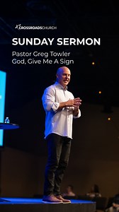 God, Give Me A Sign 🙏 How often do we ask God for signs to be more patient, more kind? How often do we miss the sign and the opportunity to be those things? Listen to the full sermon on our YouTube! #xroadschurch #reels #church #sermon | Crossroads Church