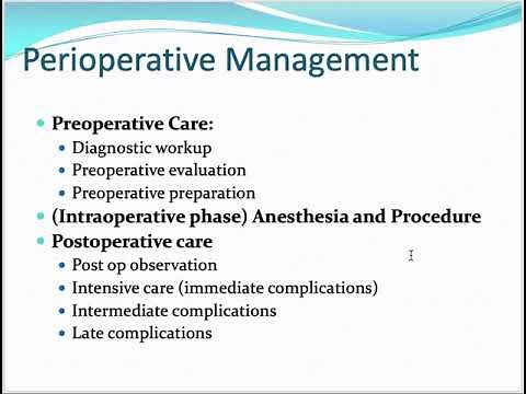 Perioperative management | General Surgery