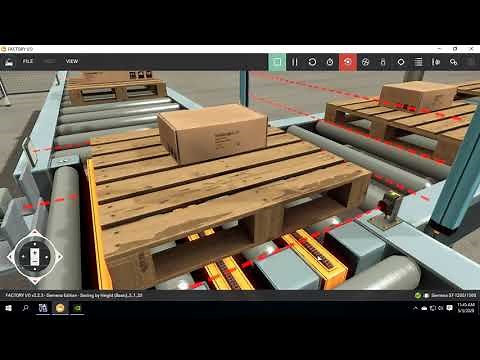 Sorting by Height Basic Factory IO and Siemens S7 1200 PLC controller TIA Portal 15