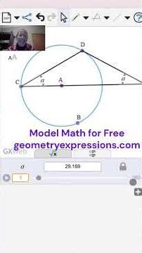 Animating an Isosceles Triangle #maths #mathematics #geometry #triangle