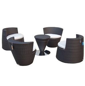 [Hot Item] Synthetic Outdoor Furniture Wicker Garden Rattan Coffee Table and Chair