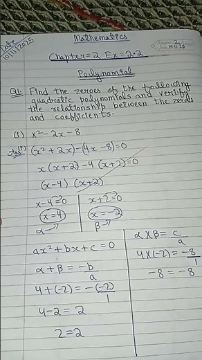 class 10 mathematics full ch-2