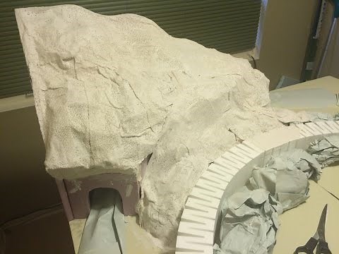 Making the Mountain and Tunnel with access door