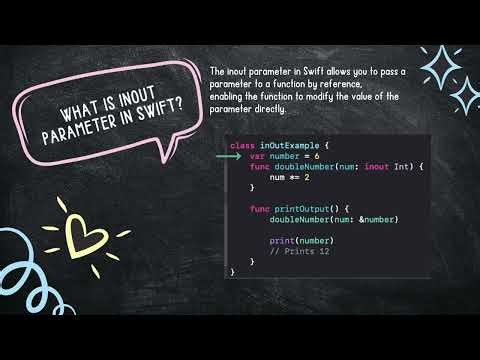 iOS Interview question: what is inout parameter?